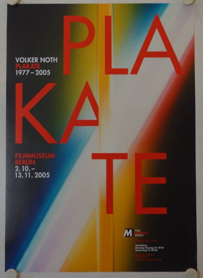 Volker Noth - Plakate originales deutsches Ausstellungsplakat